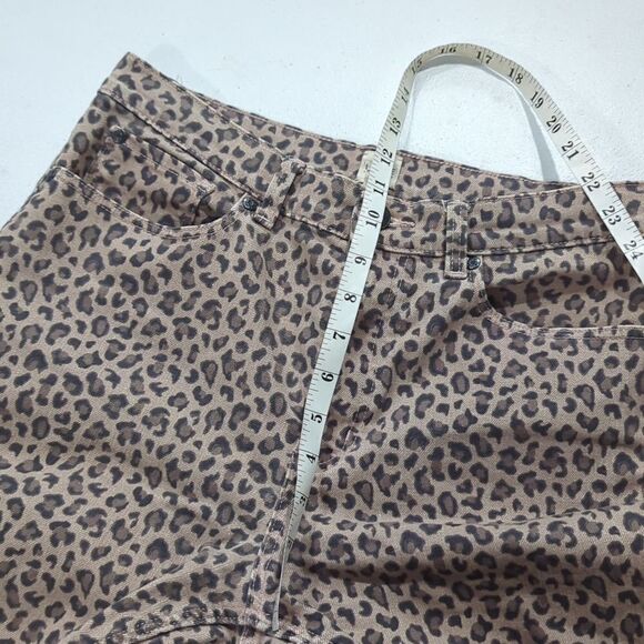 Rebecca Taylor La Vies Women Jeans 29 Tan Ocelot Ines Jean - Picture 9 of 10